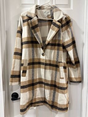 Haute Monde Plaid Shacket Jacket